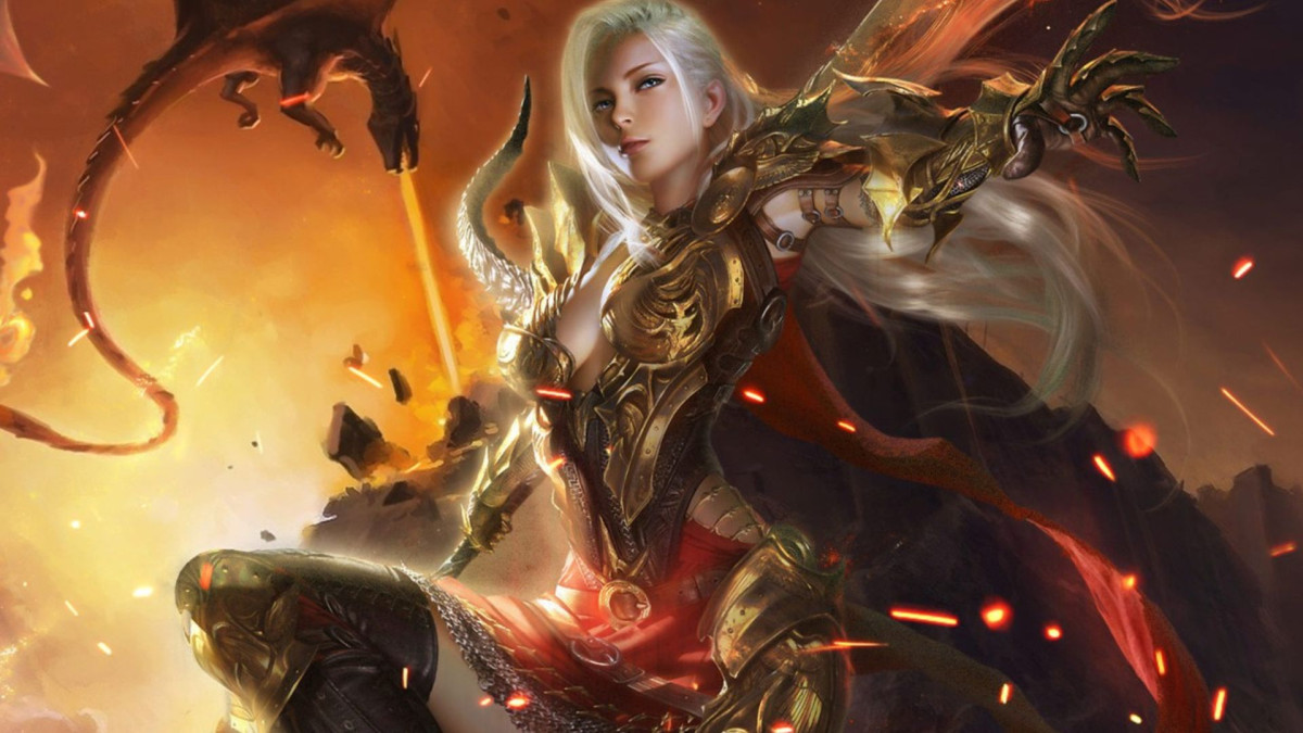 Dragon Lord fantasy game artwork