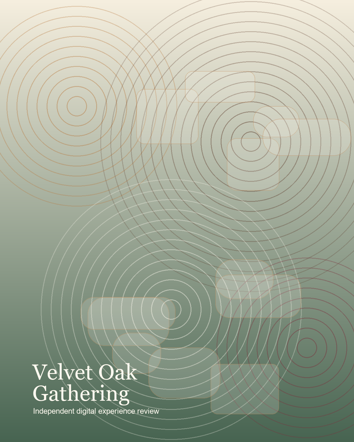 Abstract editorial composition inspired by warm oak rings and digital screens